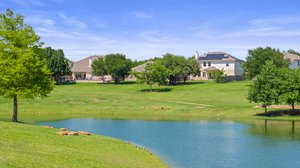 Community pond.