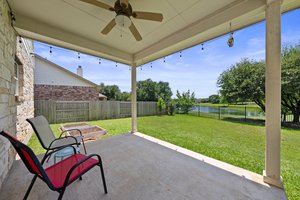 View from the back porch.