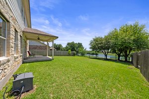 View from the back yard.