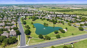 Playground is close to the house!