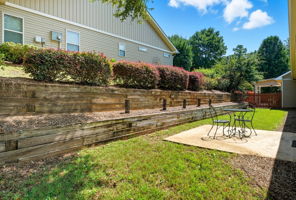 Patio with Level Back Yard