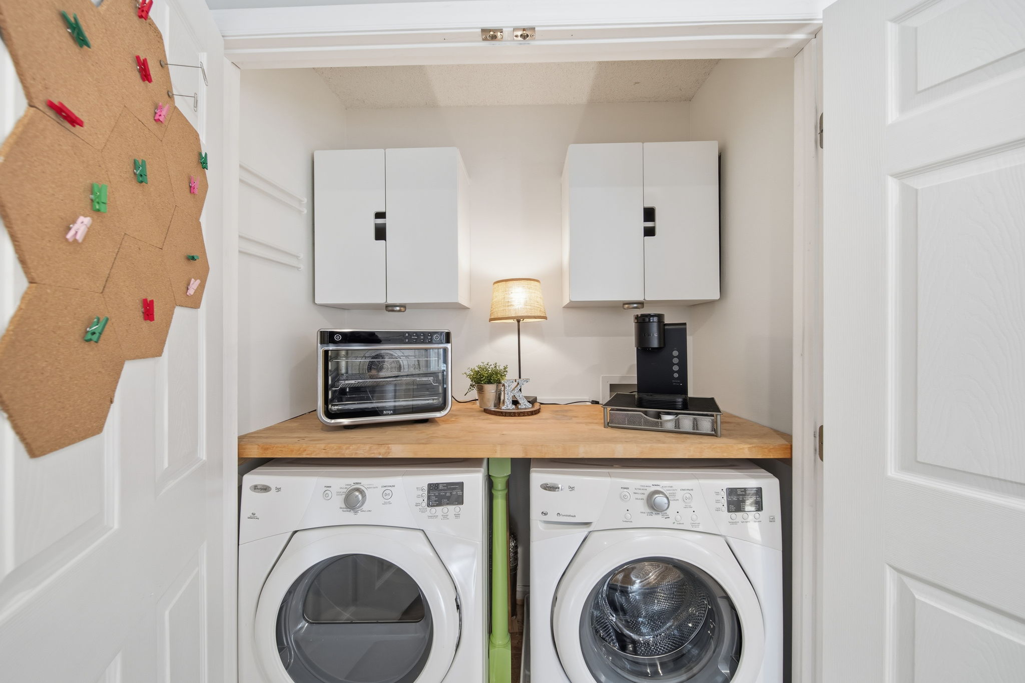 Laundry Area and Coffee Bar