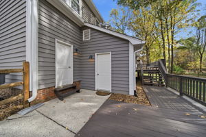 Door to Fitness Room & Garage