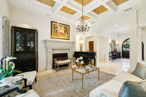 Gas Fireplace & Furniture Niche