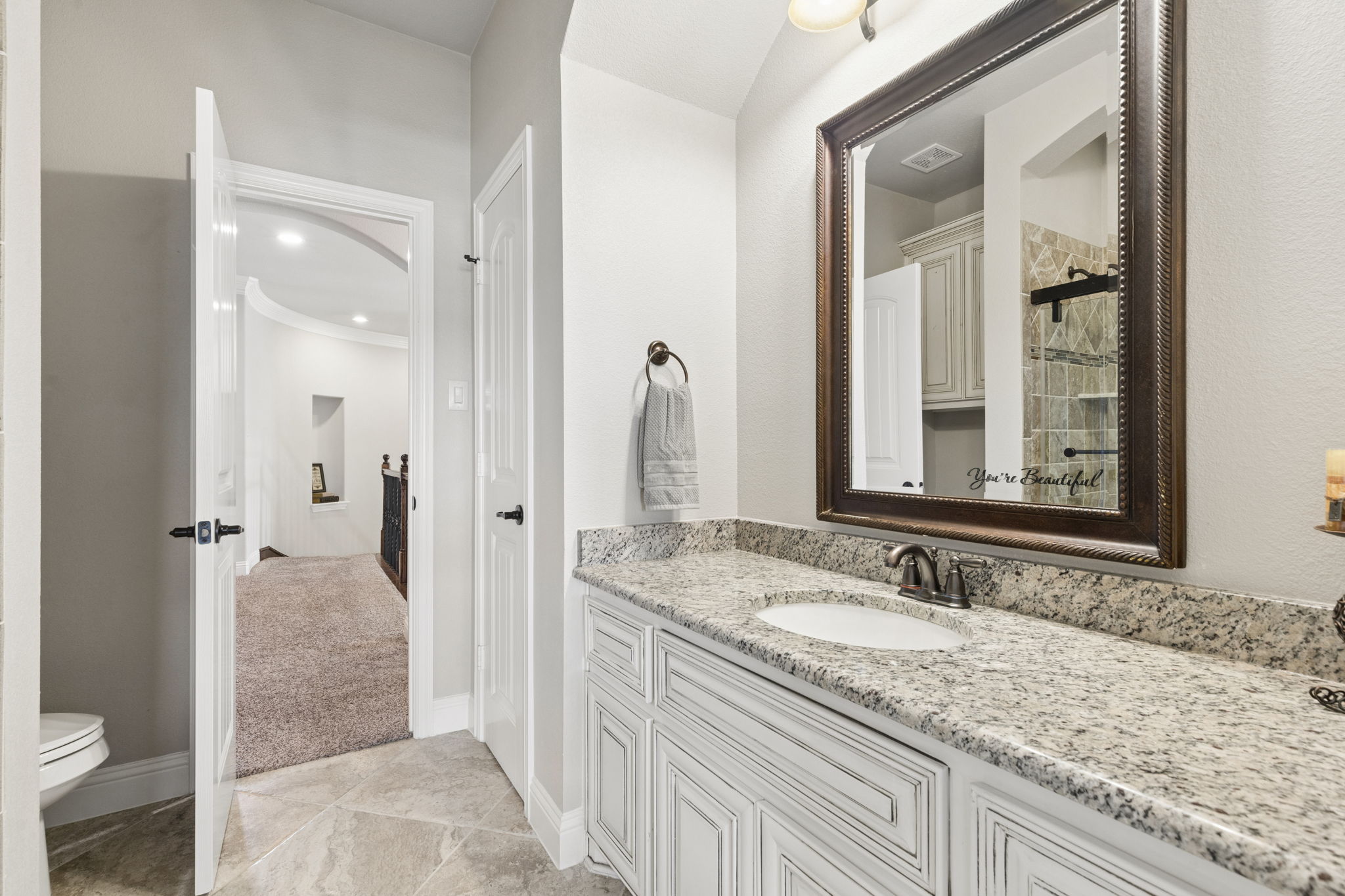 Bathroom 4 ensuite and open to game room