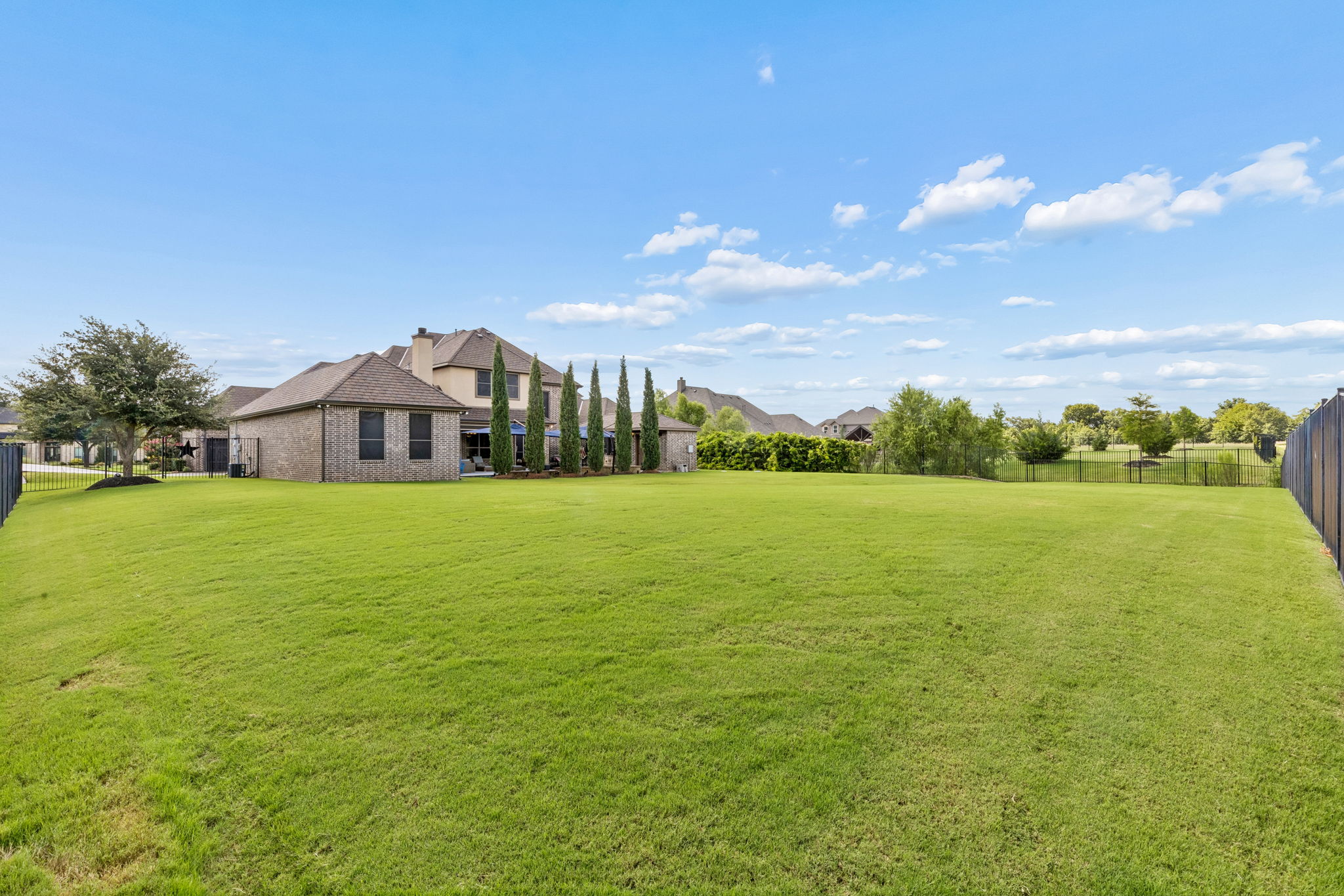 Backyard View - 1 Acre Lot