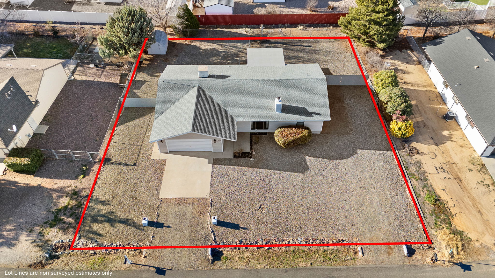 Birds Eye Front Lot Lines