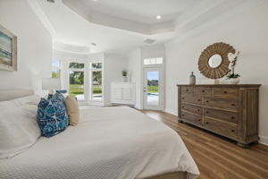 Master Suite opens to Pool