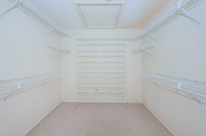 Upper Level Master Bedroom Walk-in Closet