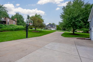 Driveway Basketball area