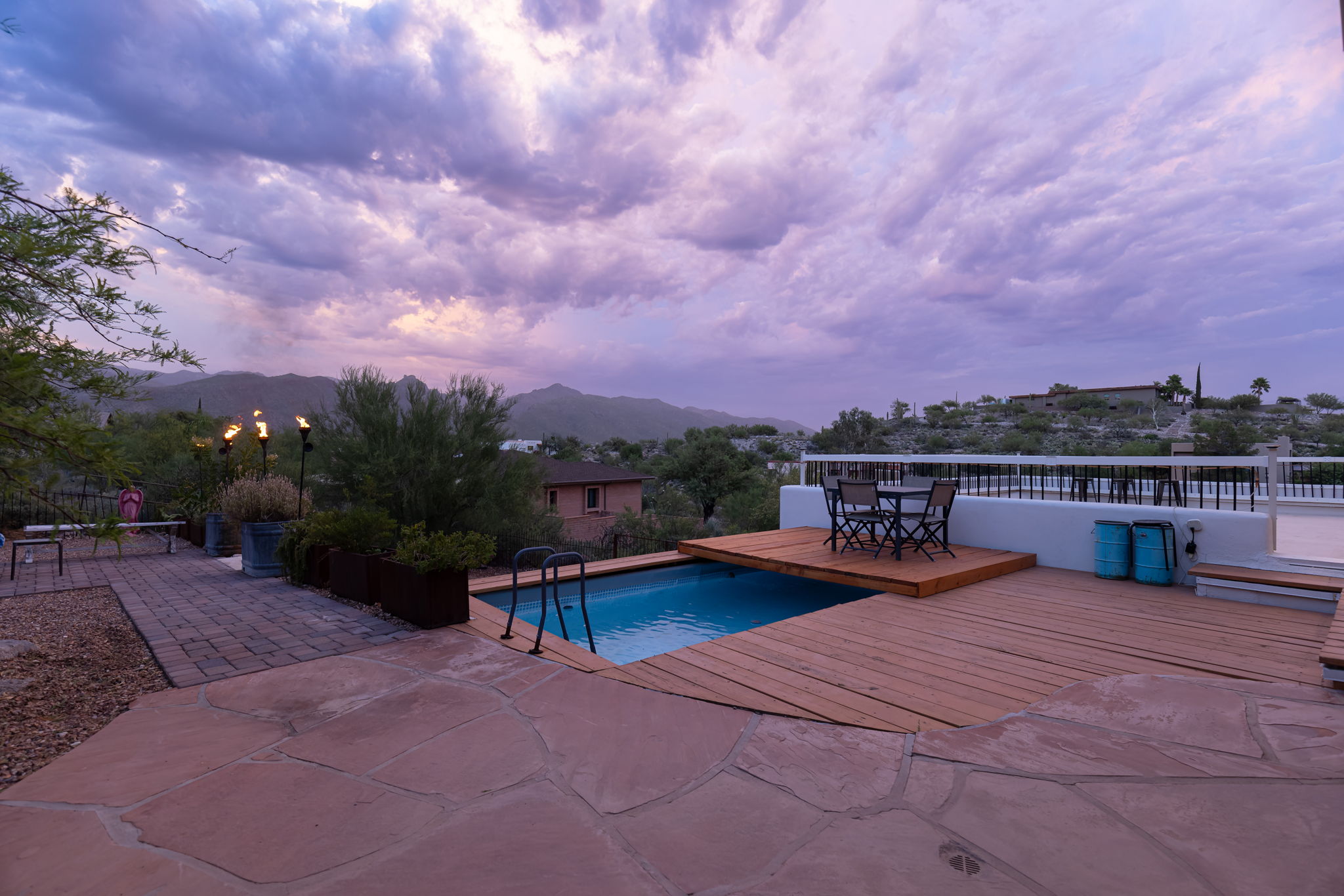 Back Yard/ Pool with Deck