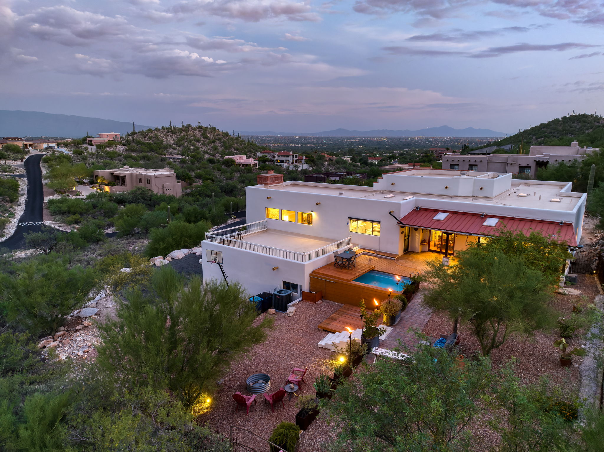 Aerial Back yard