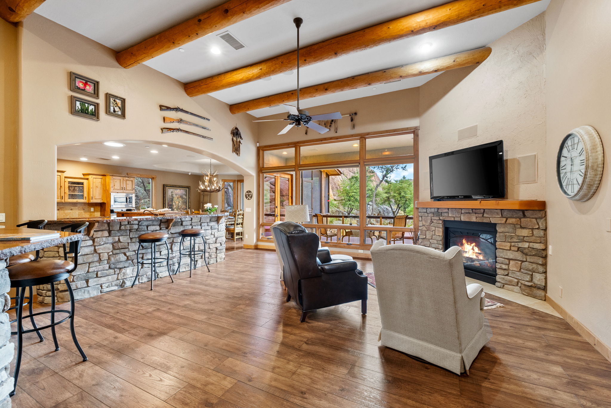 Living Room to Kitchen