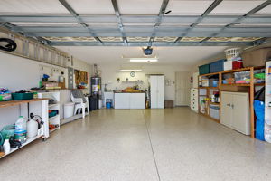 Garage w/Epoxied Floor