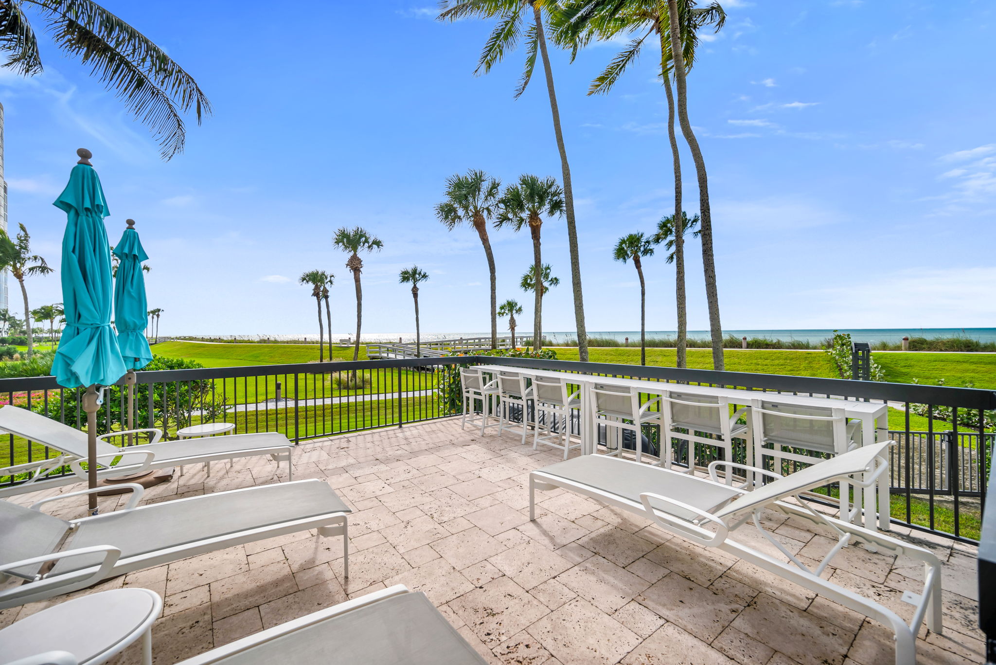 Gulf-front Beach Deck with Sunset Views