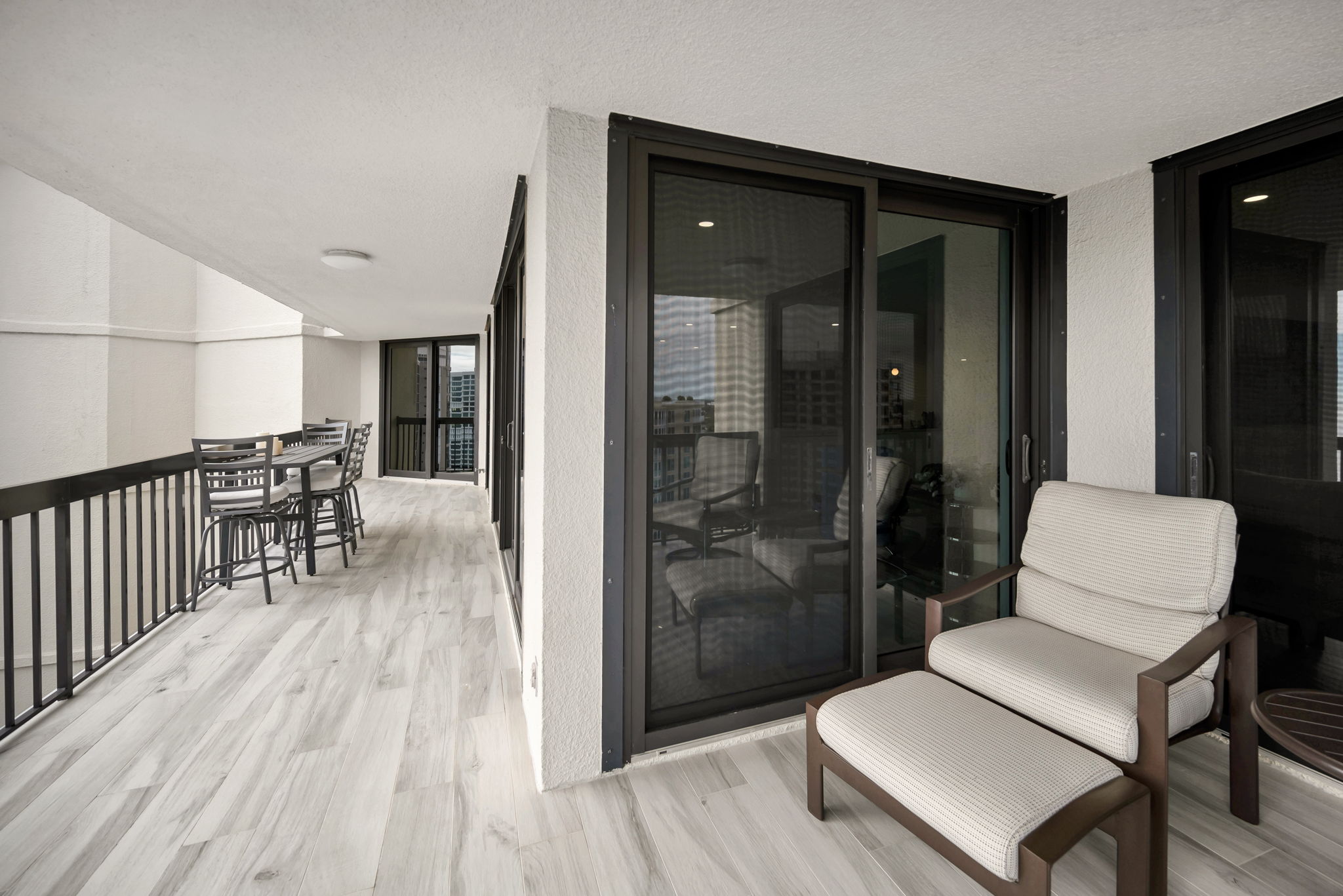 Southwest-facing Balcony with Sunset Views