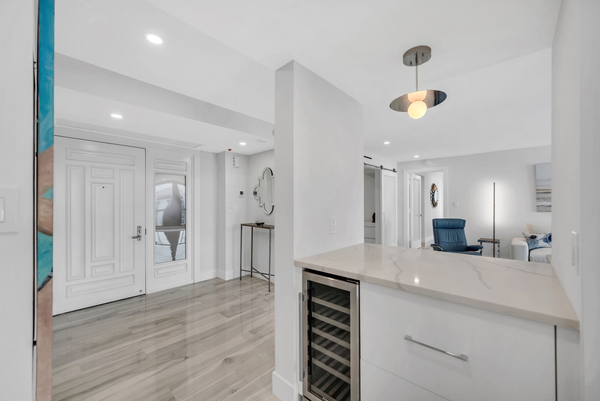 Entry and Wine Cooler