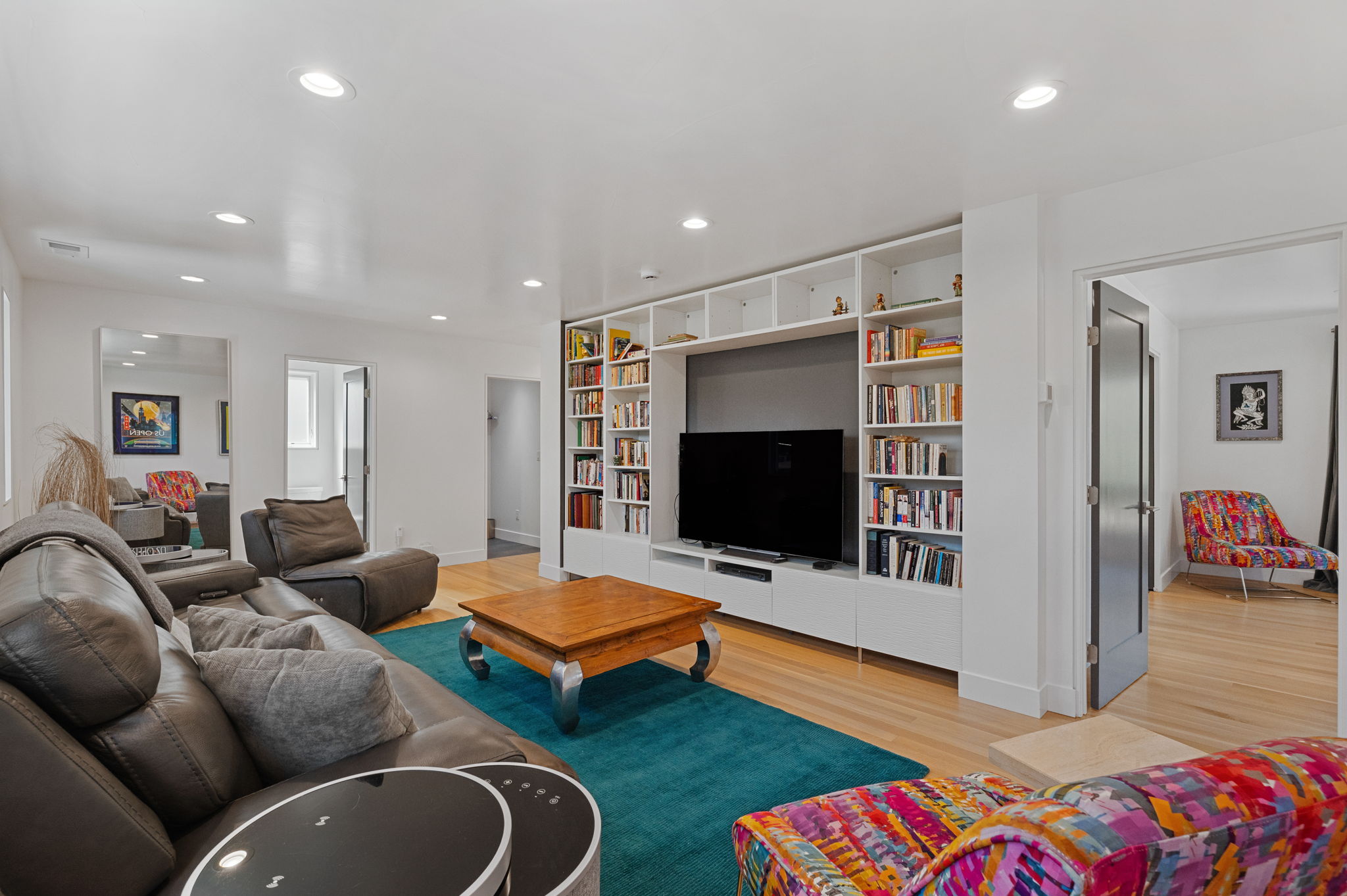 This room can be another common area or a private retreat