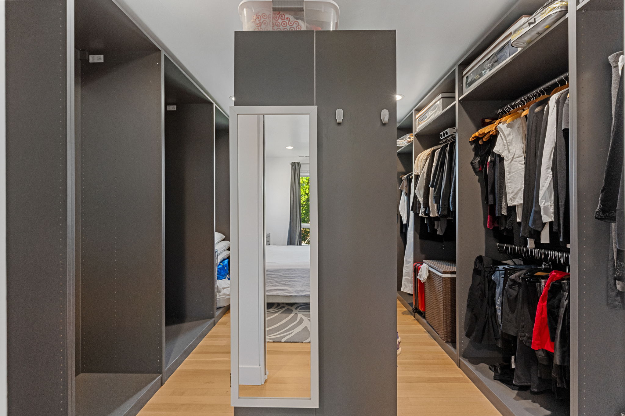 So much storage in your giant walk-in closet