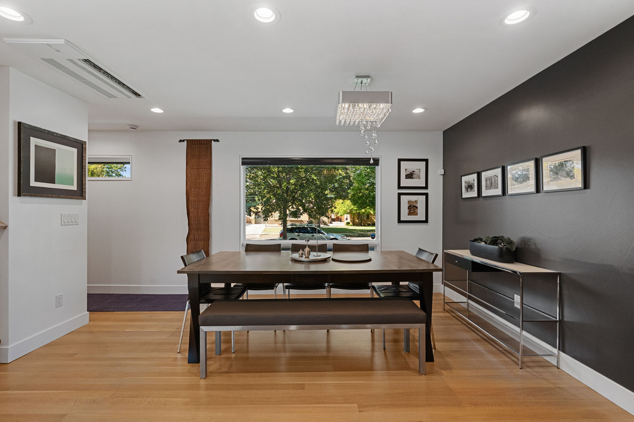 Another massive window creating your light and bright sanctuary