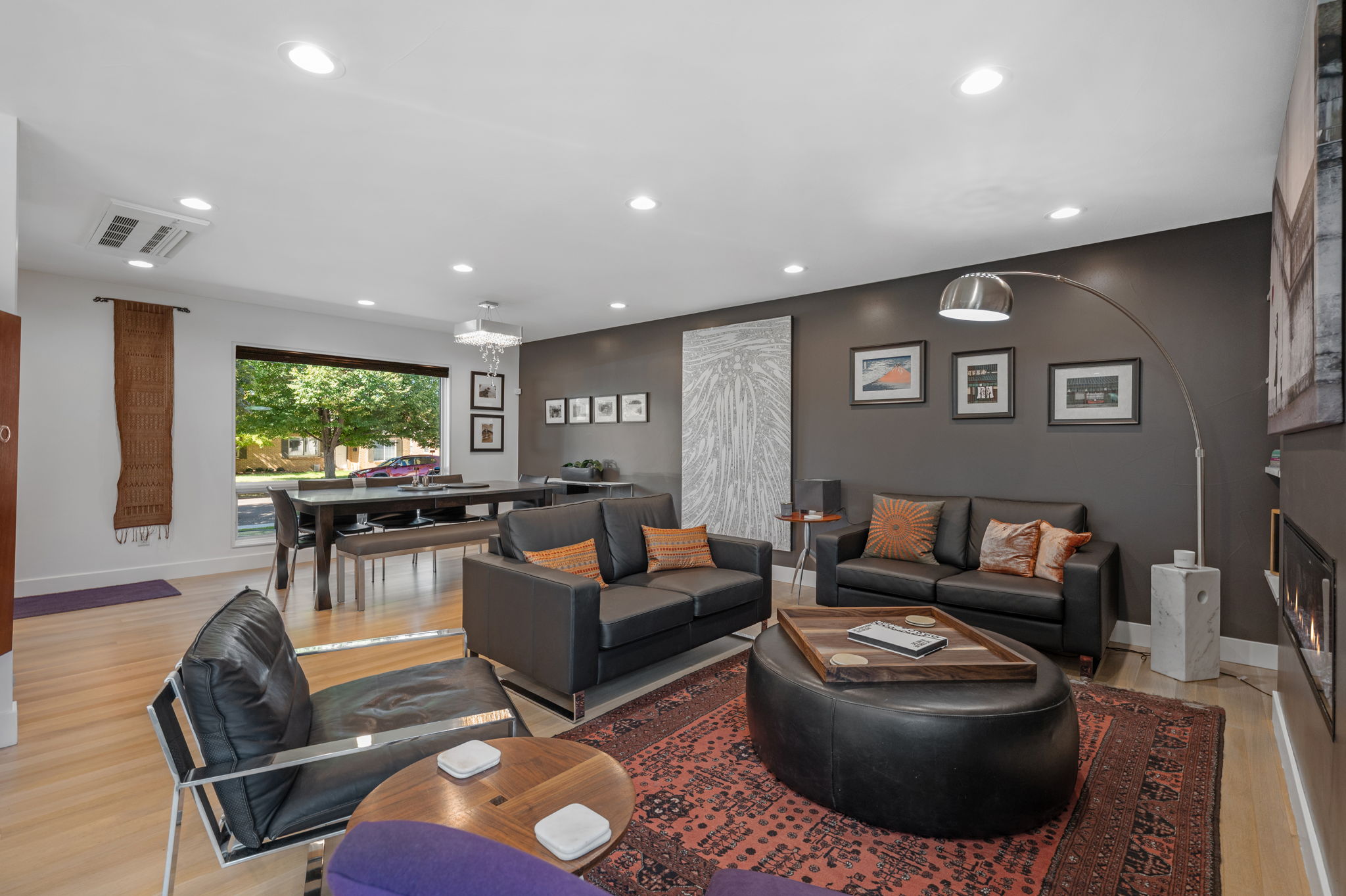 The open layout perfect for entertaining