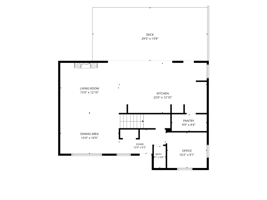 Main level floorplan