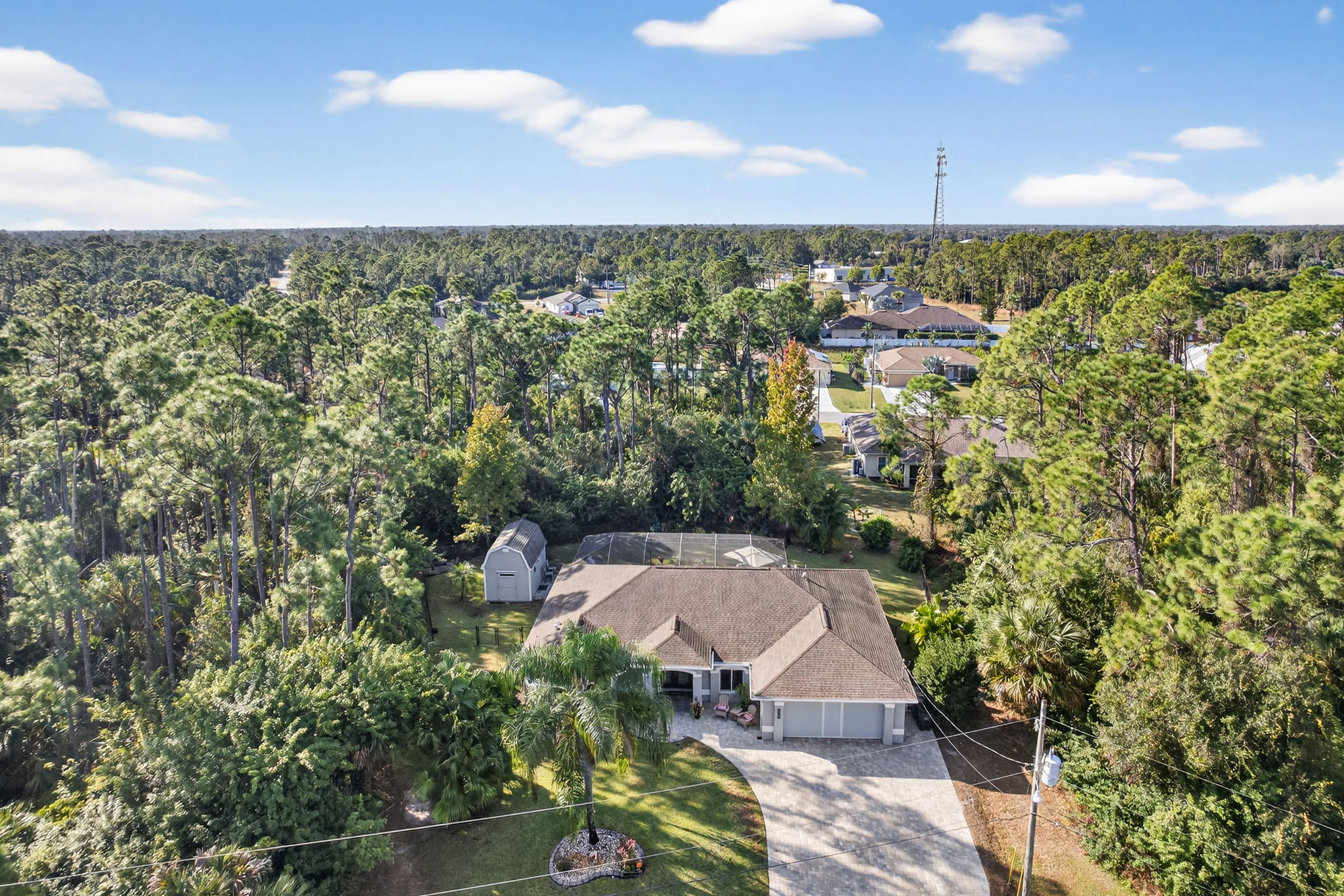 Aerial Front Exterior 1