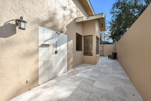 Outdoor Private Patio and Shower