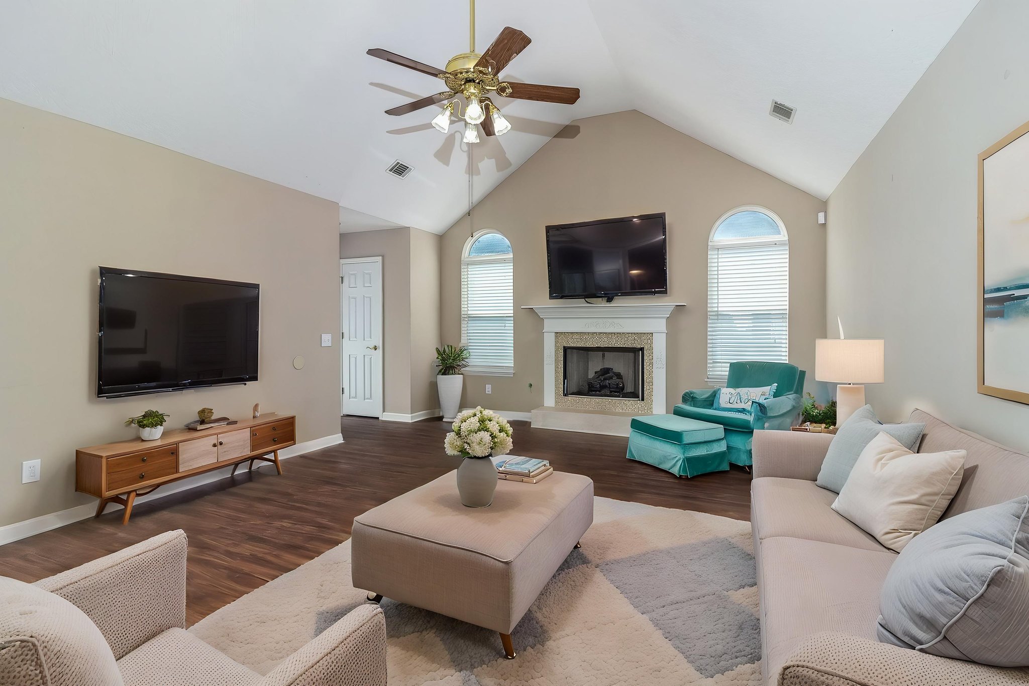 Living Room Virtually Staged