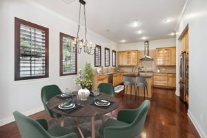 Virtually Staged Kitchen/Nook