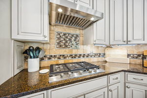 GAS RANGE & STAINLESS STEEL HOOD