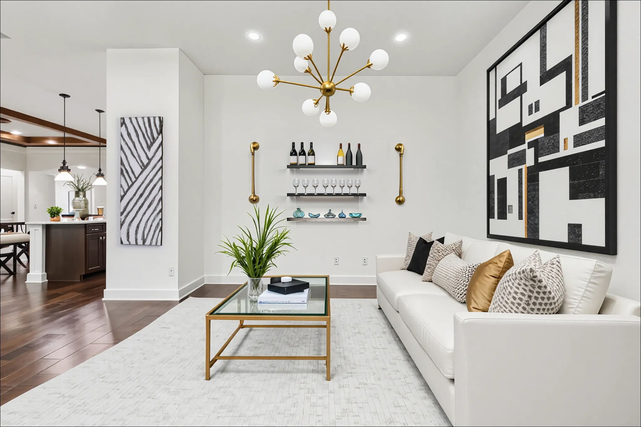 Virtually Staged Flex Room