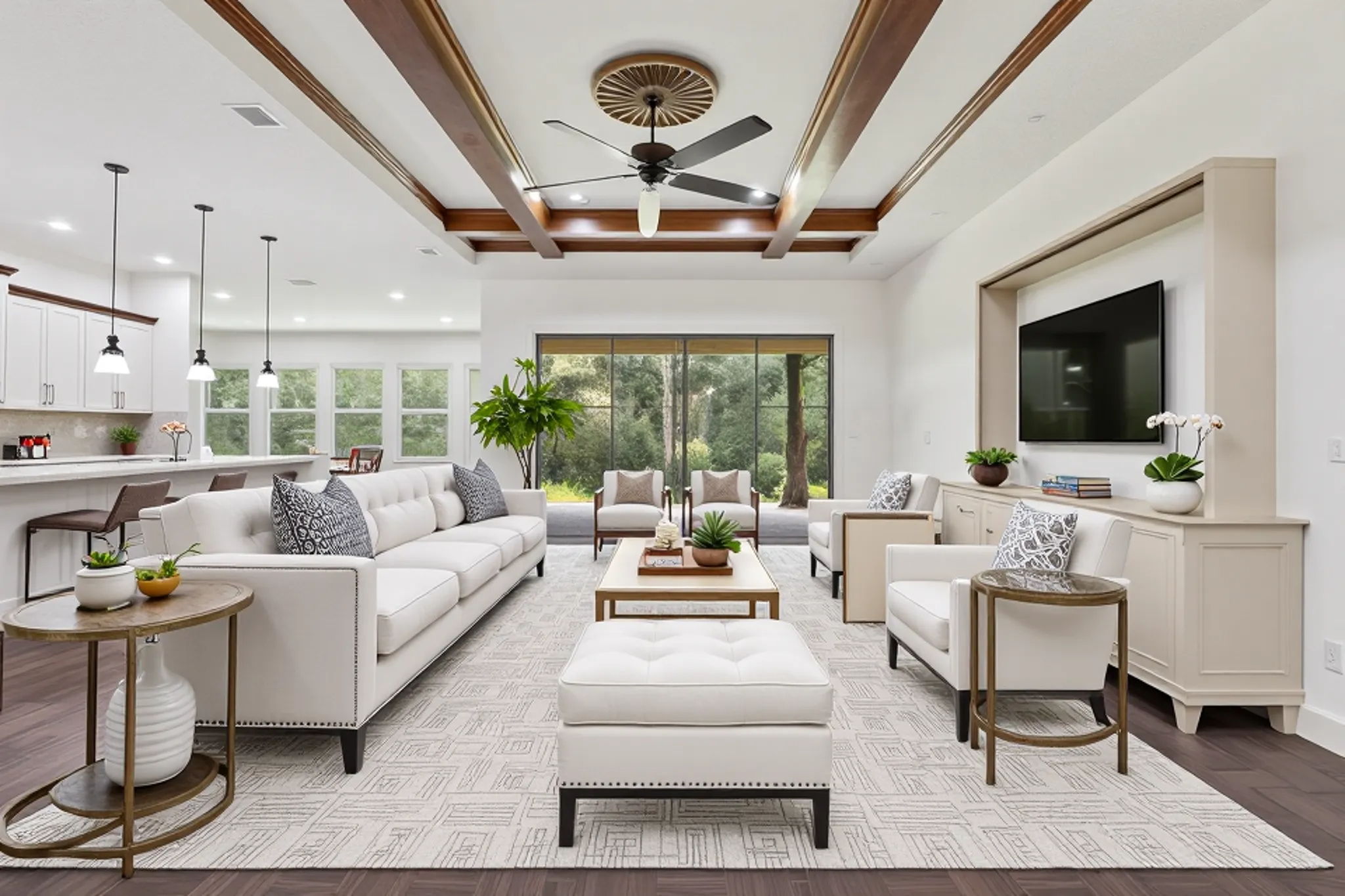 Virtually Staged Great Room