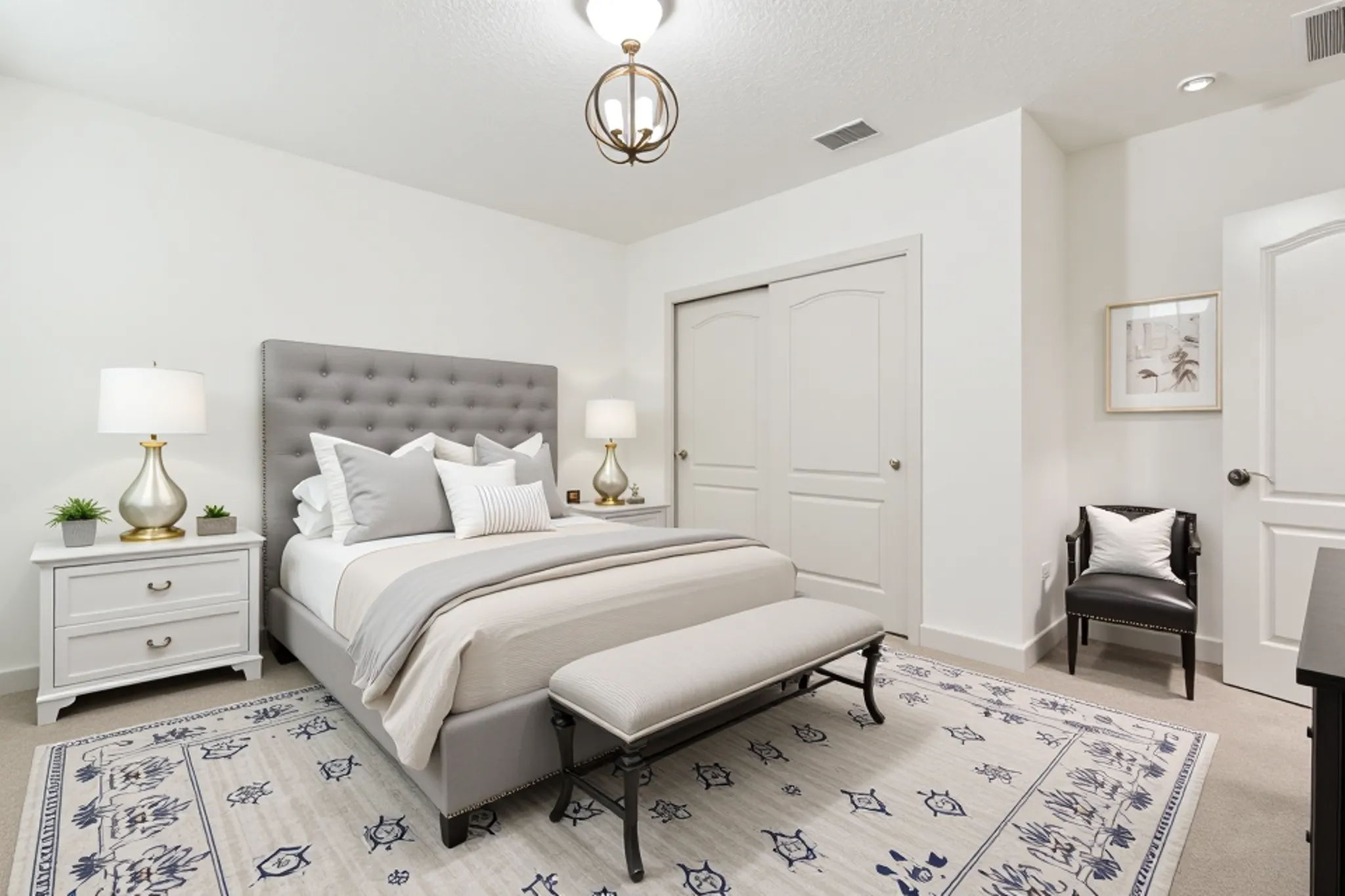 Virtually Staged Bedroom 5 - 2nd fl
