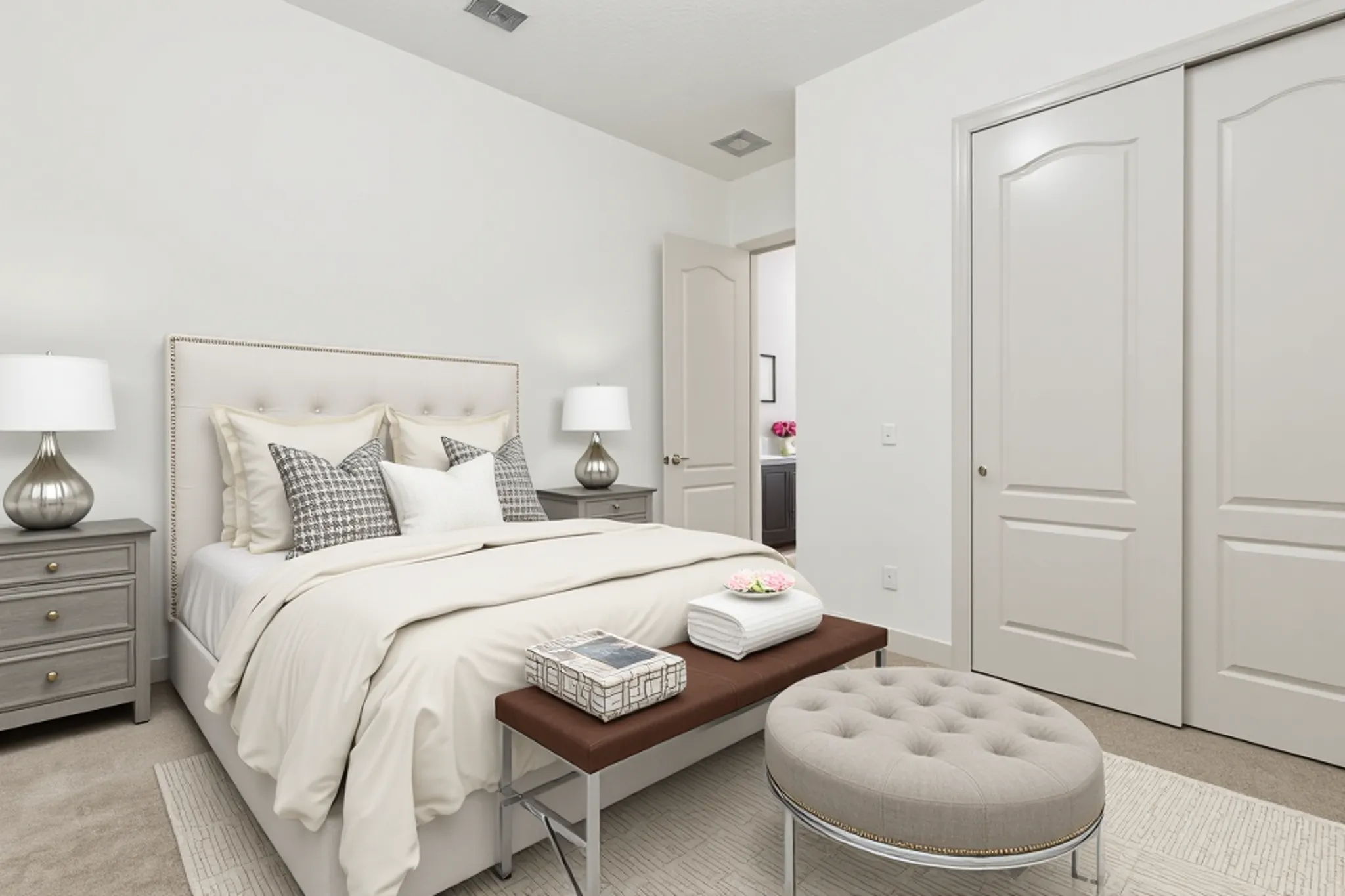 Virtually Staged Bedroom 4