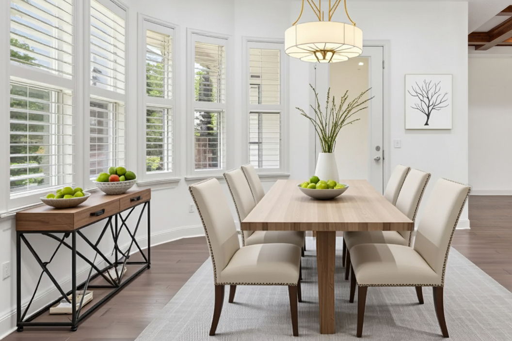 Virtually Staged Breakfast Nook