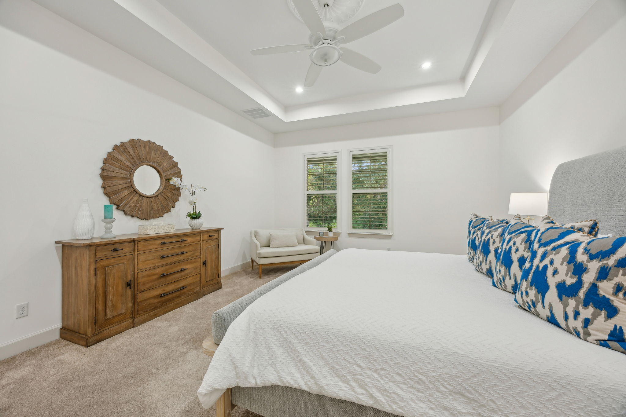 Tray Ceiling in Owners Suite