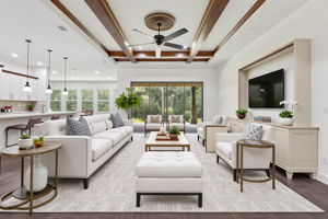 Virtually Staged Great Room