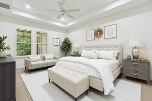 Virtually Staged Owners Suite