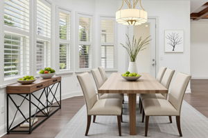 Virtually Staged Breakfast Nook