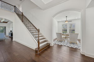 Grand Foyer with Wood Floors