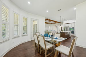 Nook Opens to Kitchen & Great Room