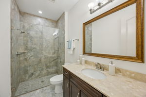 Bath adjacent to Bedroom 2