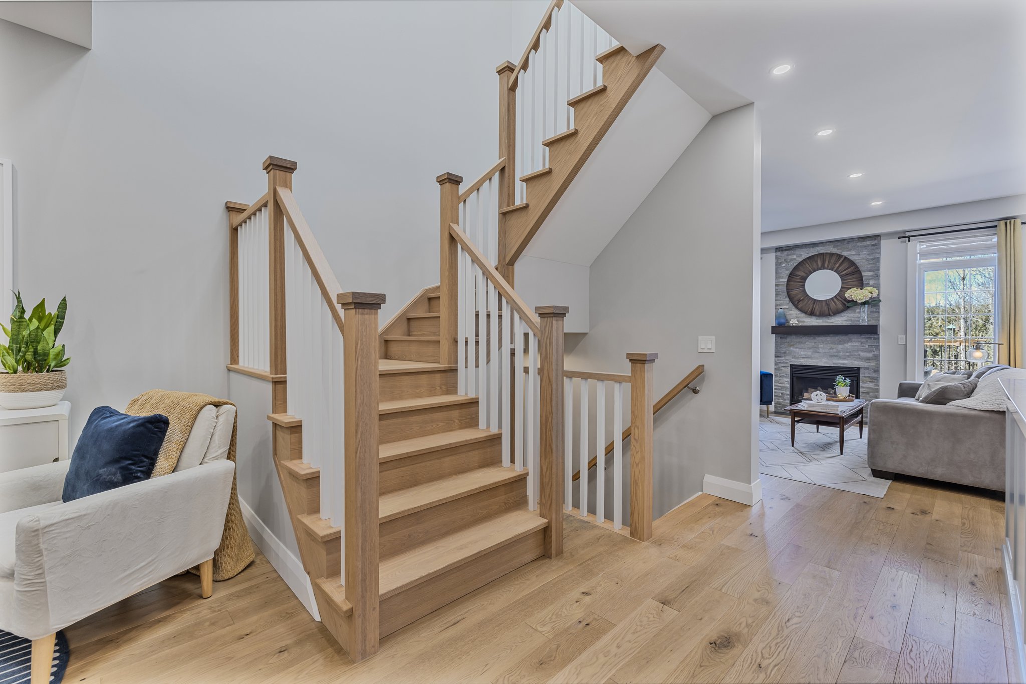 Open staircase