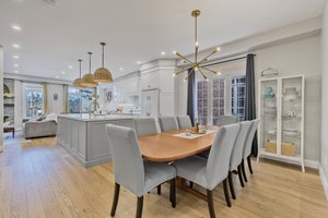 Open concept dining room