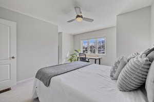 Bedroom 2 overlooking front yard