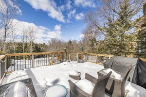 View of greenspace from deck