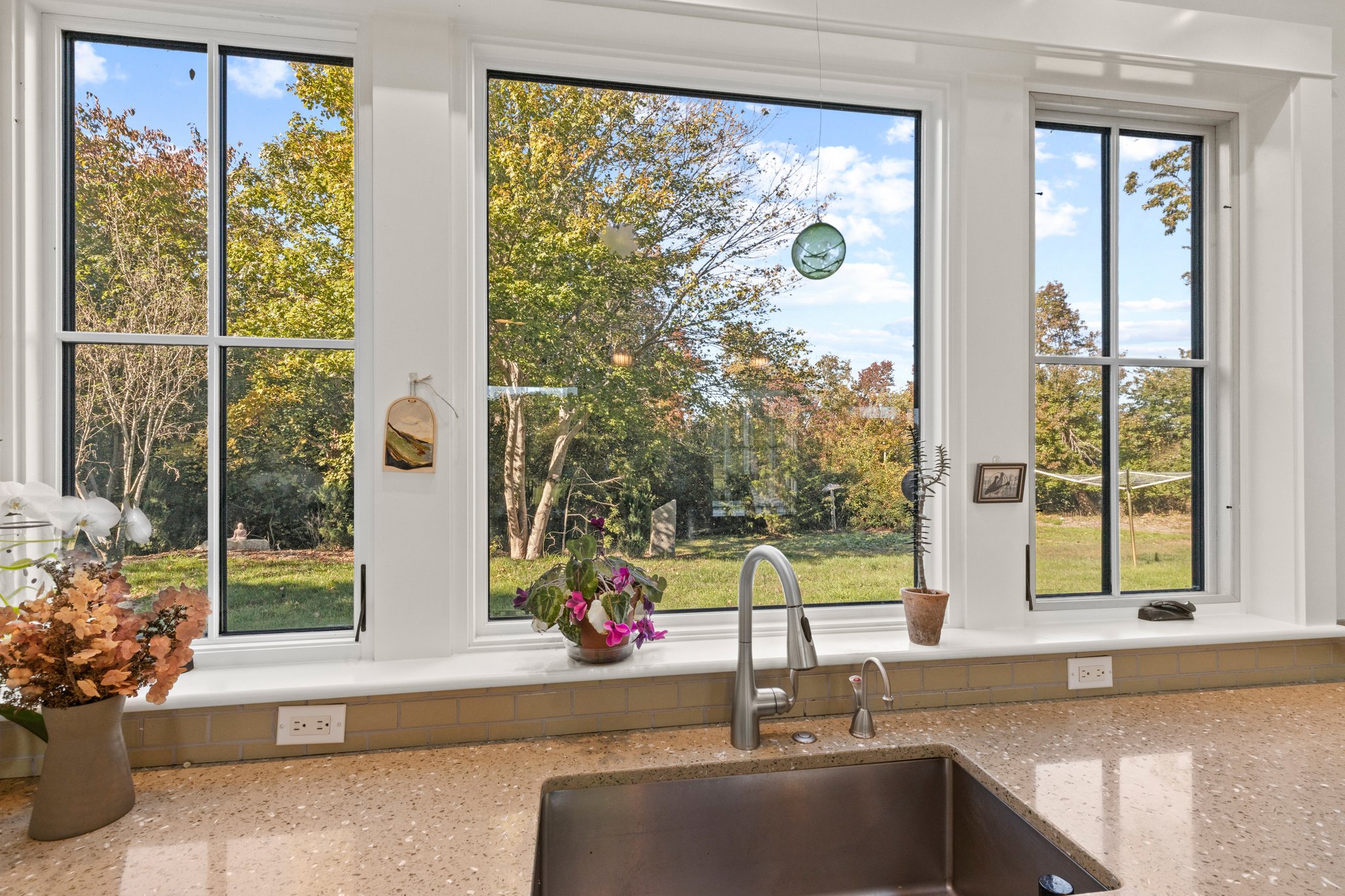 Kitchen View to the Backyard