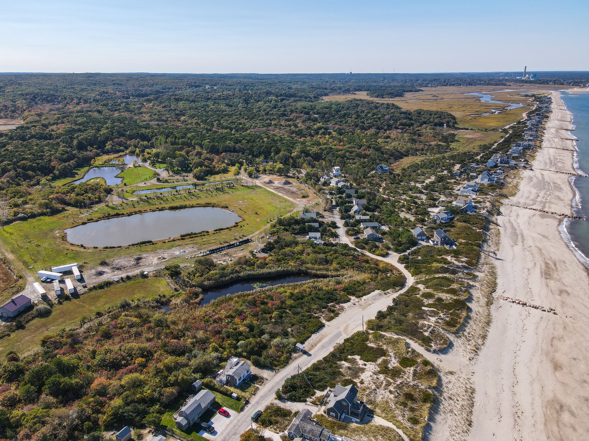 Aerial from Beach