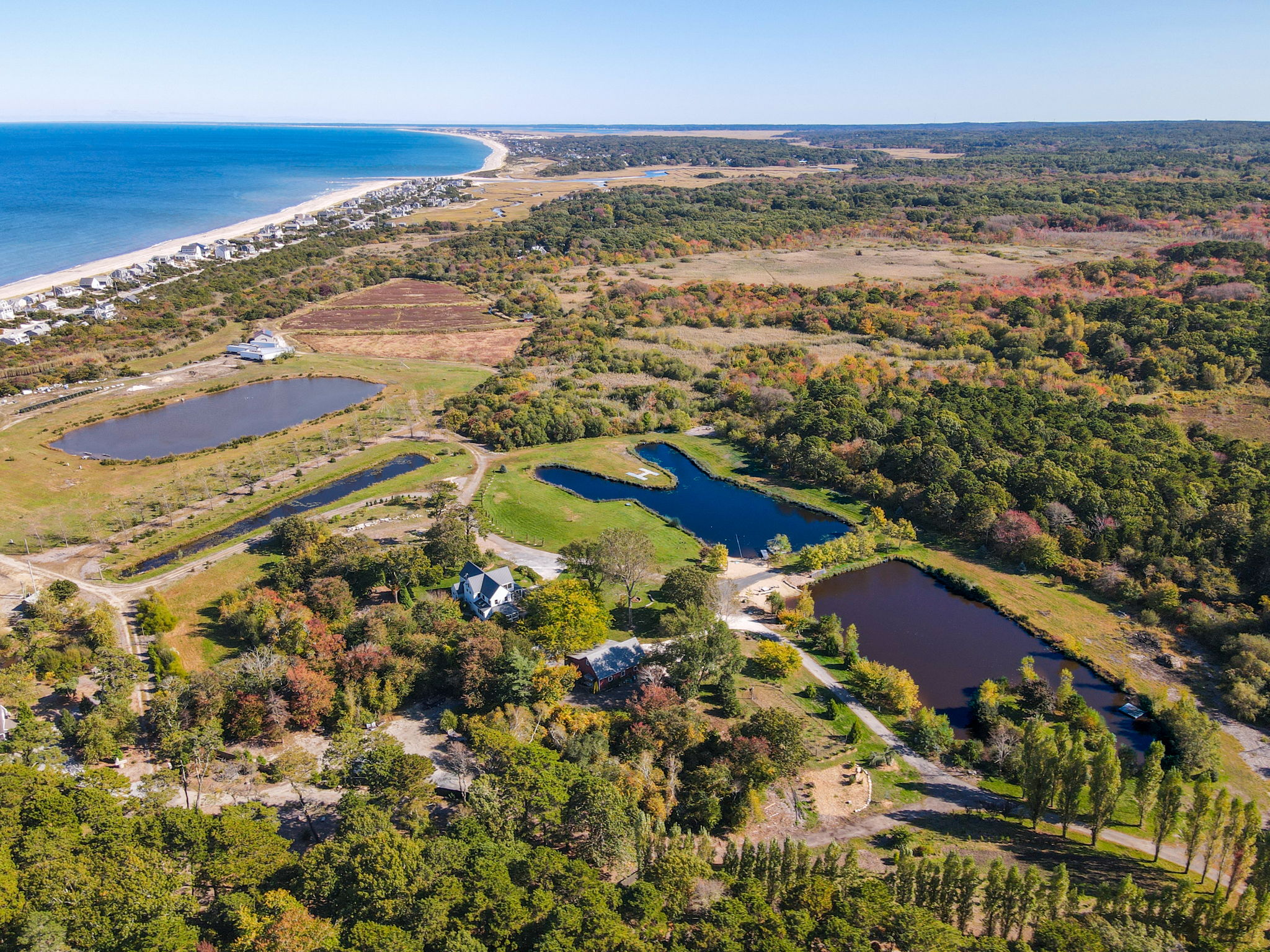 Aerial from West to East